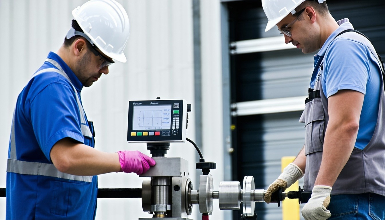 ForceLoad Cell Calibration with workers